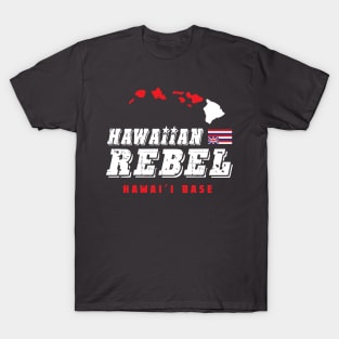 Hawaiian Rebel Big Island of Hawaii Base T-Shirt